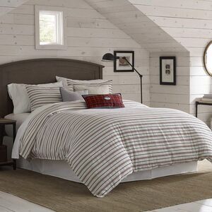 New Southern Tide Twin Ivory red blue Stripe Comforter Set Sh232 Nautical Beach